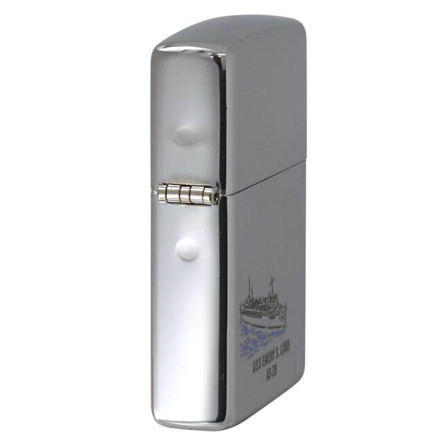 絶版/ヴィンテージ Zippo ジッポー 中古 2008年製造USS Emory S. Land