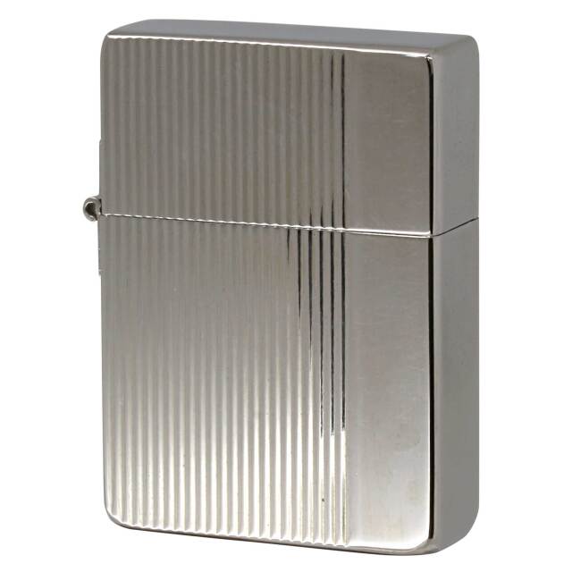 絶版/ヴィンテージ Zippo ジッポー 中古 2023年製造 1935レプリカ ダイヤカットライン シルバー 1201S289  [B]使用感ありやや傷汚れあり