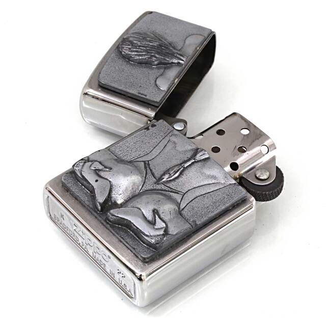 絶版/ヴィンテージ Zippo ジッポー 中古 2022年製造Kneeling Girl