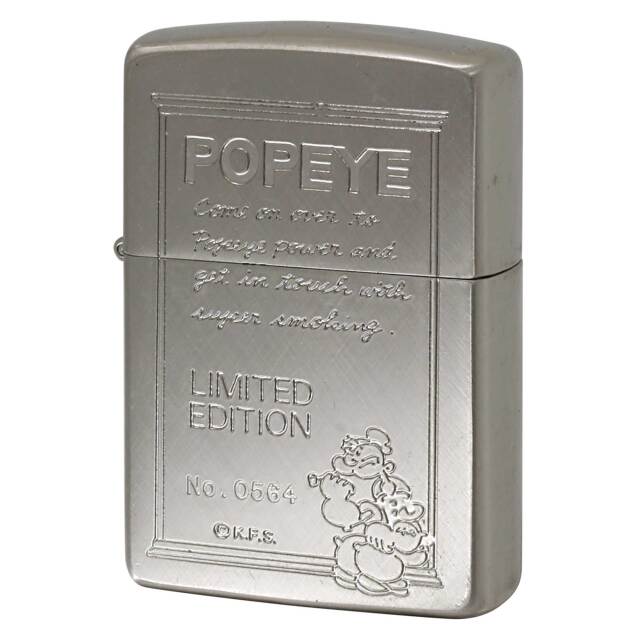 絶版/ヴィンテージ Zippo ジッポー 中古 1994年製造 限定 ポパイ POPEYE Limited Editio No.0564  [A]使用感少なく状態が良い