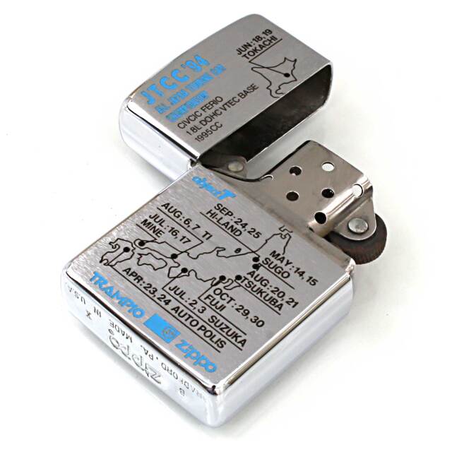 絶版/ヴィンテージ Zippo ジッポー 中古 1994年製造JTCC'94 CAR