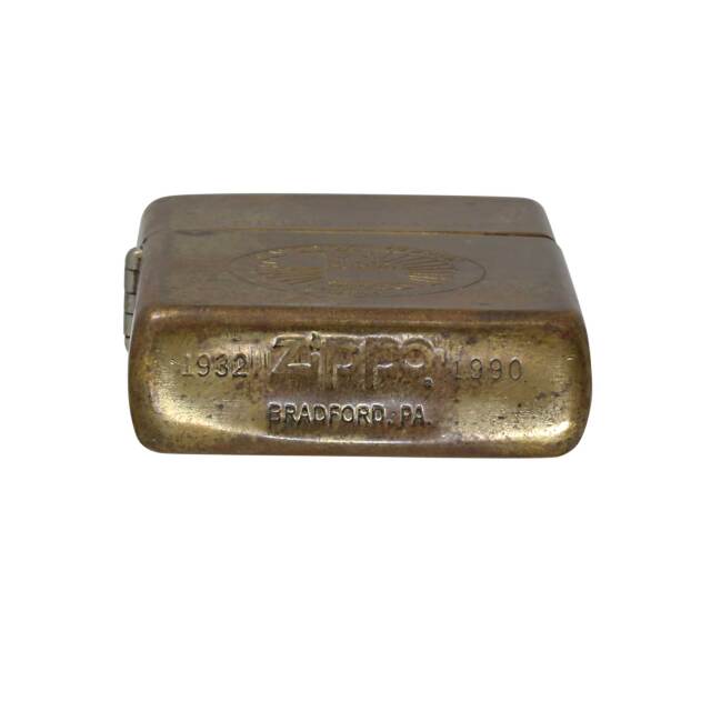 絶版/ヴィンテージ Zippo ジッポー 中古 1980年製造SOLID BRASS 1932