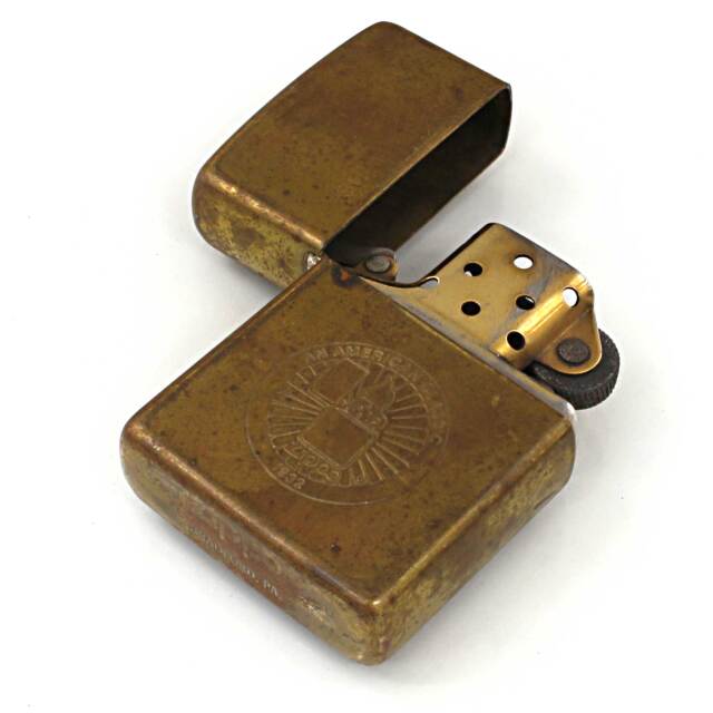 絶版/ヴィンテージ Zippo ジッポー 中古 1980年製造SOLID BRASS 1932