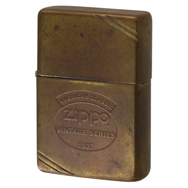 絶版/ヴィンテージ Zippo ジッポー 中古 2007年製造HOPE ホープ 革巻き