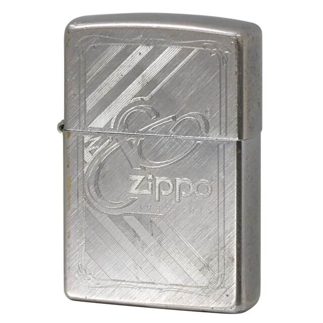 絶版/ヴィンテージ Zippo ジッポー 中古 2014年製造 28182 PLANETA 80TH ANNIVERSARY 4号  [C]使用感あり傷汚れあり