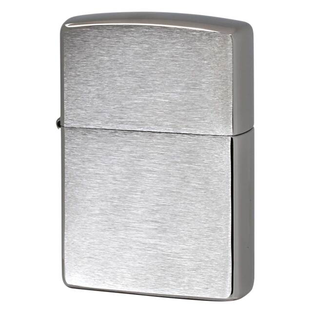 絶版/ヴィンテージ Zippo ジッポー 中古 2025年製造 ブラッシュドクローム Brushed Chrome No.200  [A]使用感少なく状態が良い