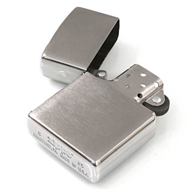 絶版/ヴィンテージ Zippo ジッポー 中古 2025年製造ブラッシュド