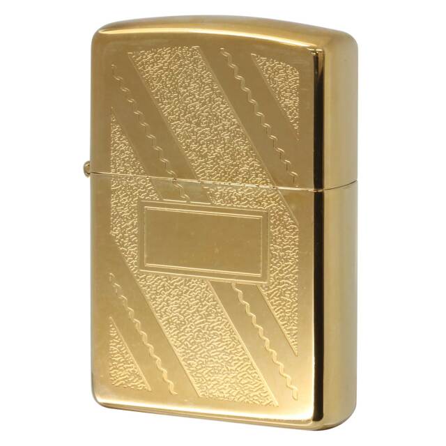 絶版/ヴィンテージ Zippo ジッポー 中古 1992年製造 Golden Elegance #34 Diagonal Swirl Regular ゴールデンエレガンス  [A]使用感少なく状態が良い