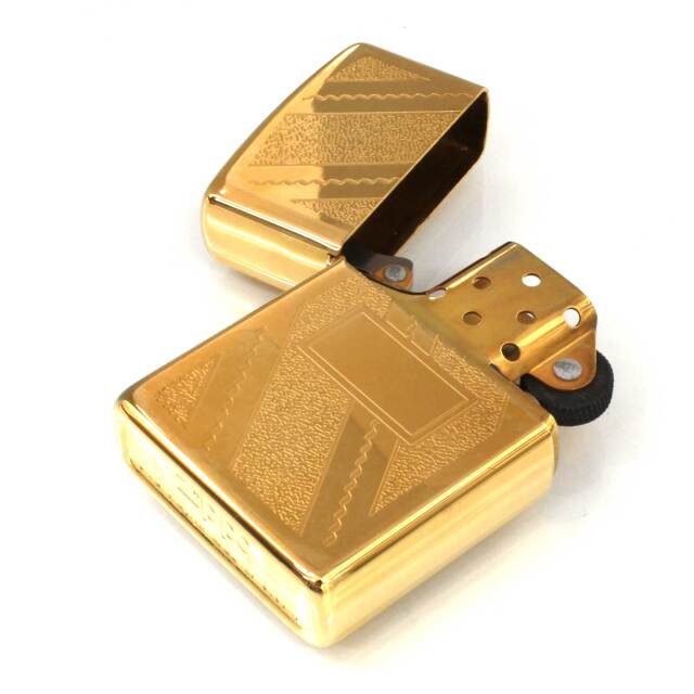 絶版/ヴィンテージ Zippo ジッポー 中古 1992年製造Golden Elegance