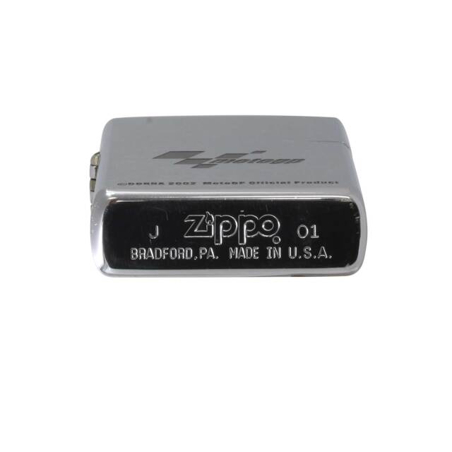 絶版/ヴィンテージ Zippo ジッポー 中古 2001年製造MOTO GP 加藤大治郎