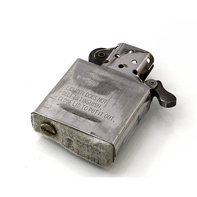 絶版/ヴィンテージ Zippo ジッポー 中古 1993年製造オレンジ ブロック