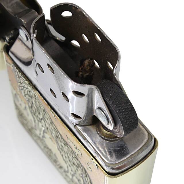 絶版/ヴィンテージ Zippo ジッポー 中古 2025年製造Wolf ウルフ 2BI