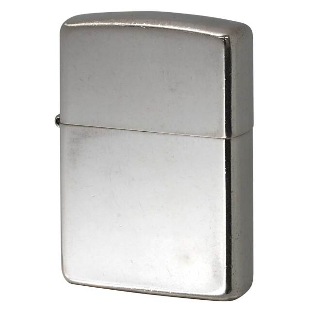 絶版/ヴィンテージ Zippo ジッポー 中古 1992年製造 純銀 スターリングシルバー 925 Sterling Silver ポリッシュ 鏡面 無地 No.15  [C]使用感あり傷汚れあり
