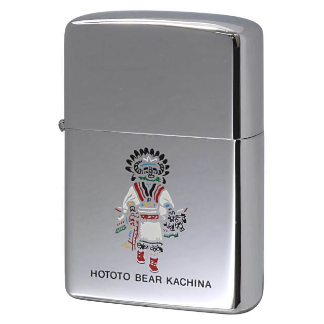 絶版/ヴィンテージ Zippo ジッポー 中古 1977年製造 HOTOTO BEAR KACHINA ホトト・ベア・カチナ  [S]ほぼ新品同様