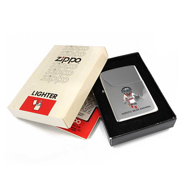 チッポ！今だけ！50%割引！早い者勝ち！年内特別価格！ 絶版/ヴィンテージ Zippo ジッポー 中古 1977年製造HOTOTO BEAR