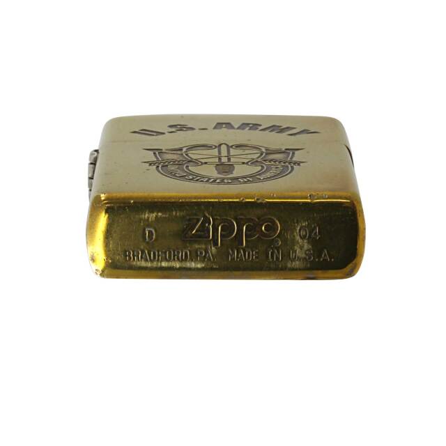 絶版/ヴィンテージ Zippo ジッポー 中古 2004年製造US ARMY グリーン