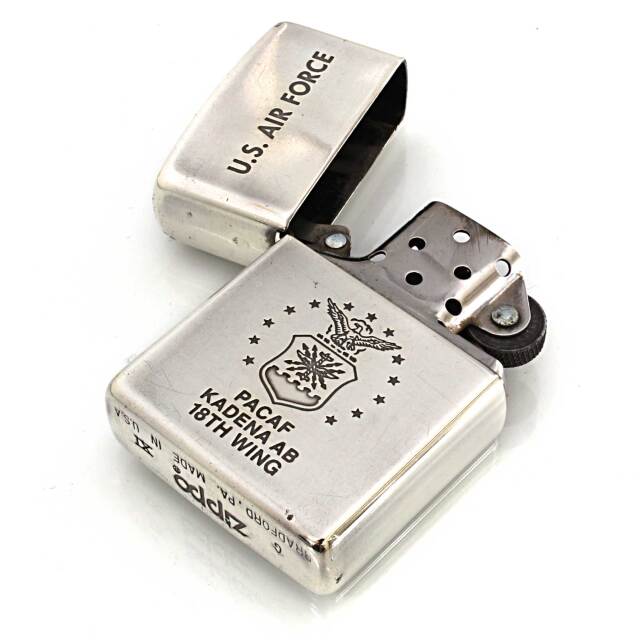 絶版/ヴィンテージ Zippo ジッポー 中古 1995年製造US AIR FORCE 空軍