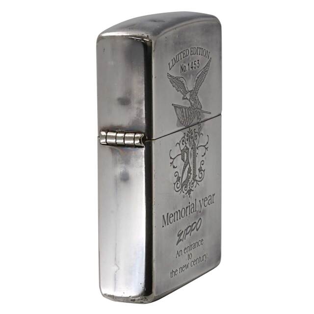 絶版/ヴィンテージ Zippo ジッポー 中古 2000年製造21世紀メモリアル