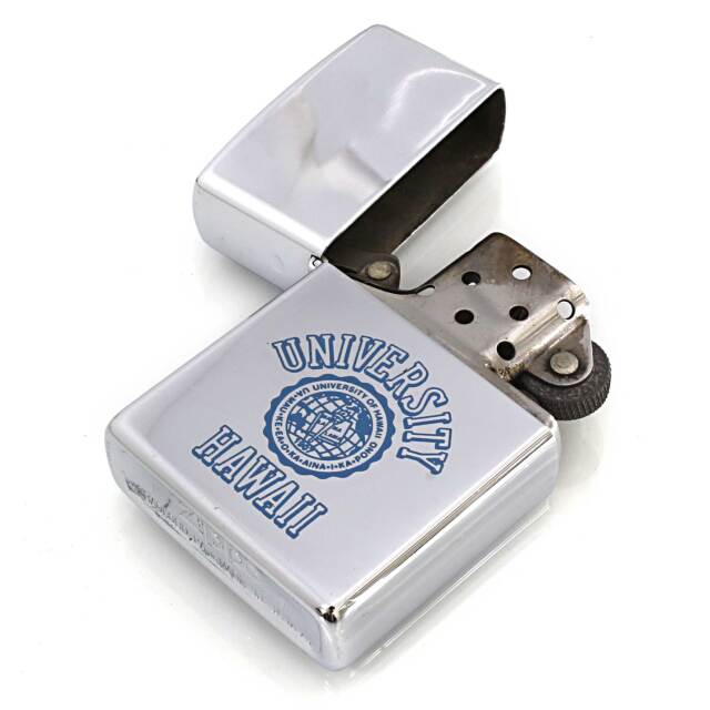 絶版/ヴィンテージ Zippo ジッポー 中古 1991年製造HAWAII UNIVERSITY