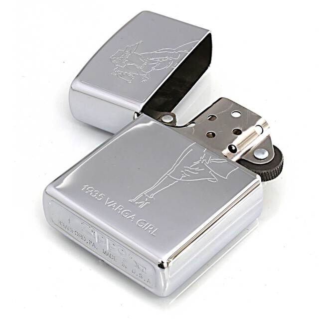 絶版/ヴィンテージ Zippo ジッポー 中古 1996年製造1935 VARGA GIRLE