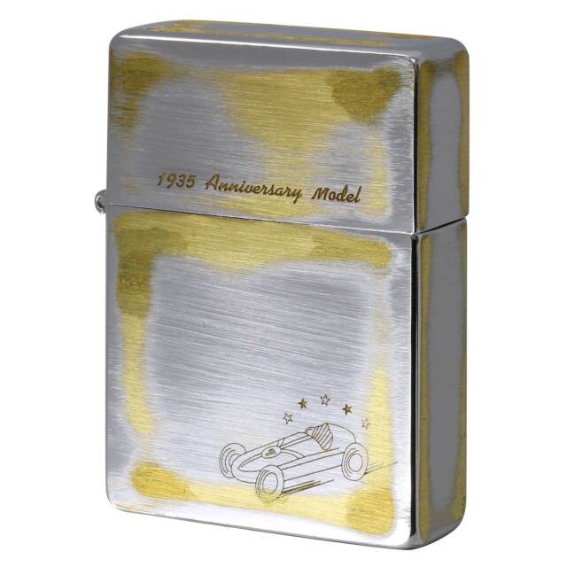 絶版/ヴィンテージ Zippo ジッポー 中古 2007年製造 1935レプリカ OLD DAY ホットロード 1935OLD-1  [N]未使用・新品