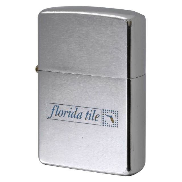絶版/ヴィンテージ Zippo ジッポー 中古 1972年製造 Florida Tile フロリダ・タイル  [B]使用感ありやや傷汚れあり