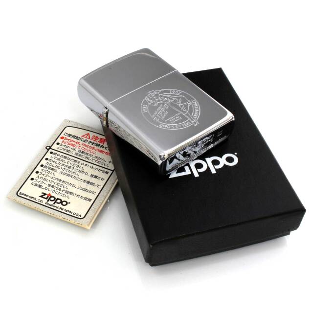 絶版/ヴィンテージ Zippo ジッポー 中古 1992年製造1932-1937 5th Year