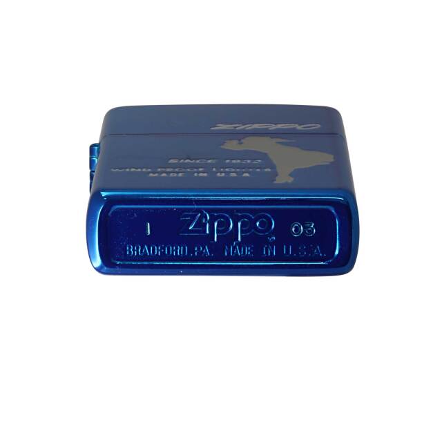 絶版/ヴィンテージ Zippo ジッポー 中古 2003年製造Windy Girl BL No