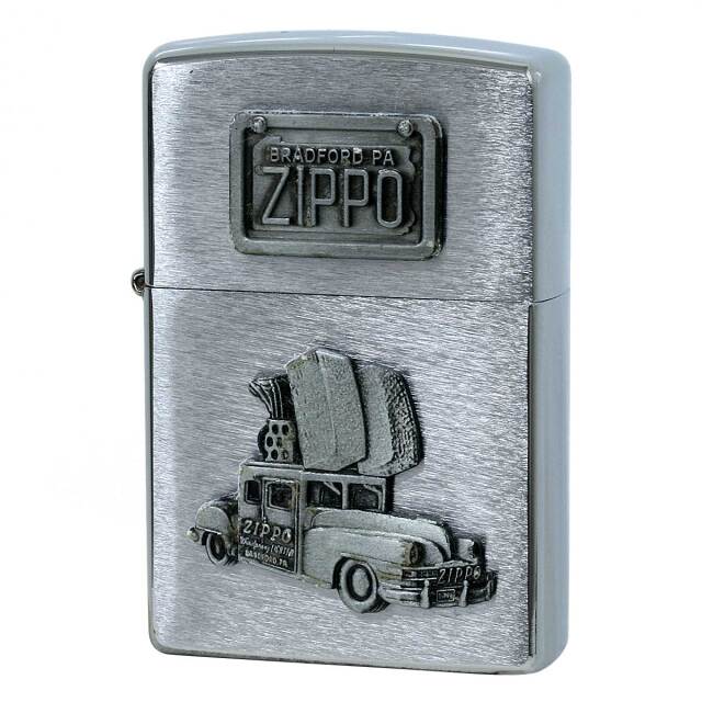 絶版/ヴィンテージ Zippo ジッポー 中古 1998年製造 1998年 Limited Edition Collectible ZIPPO Car Metal ブリキ缶 キーホルダー付  [N]未使用・新品