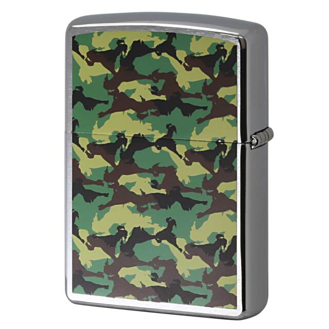 ウ*ー様 レア　Penny Nickel 迷彩柄 中古 絶版/ヴィンテージ Zippo ジッポー 中古 2005年製造迷彩