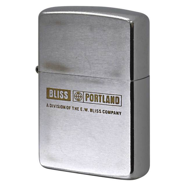 絶版/ヴィンテージ Zippo ジッポー 中古 1966年製造 E. W. Bliss Company 赤フェルト  [C]使用感あり傷汚れあり
