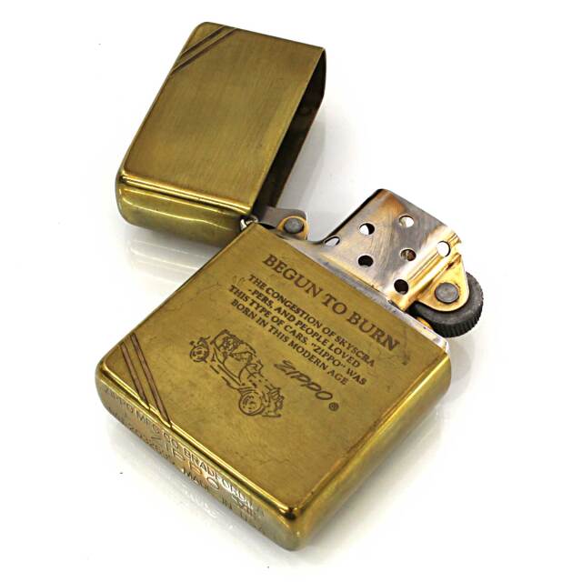 絶版/ヴィンテージ Zippo ジッポー 中古 1992年製造1937レプリカ BEGUN