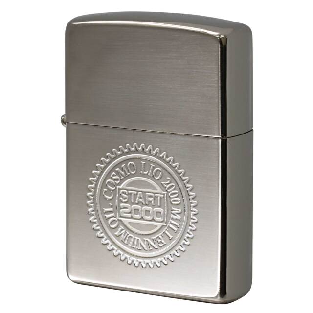 絶版/ヴィンテージ Zippo ジッポー 中古 1999年製造 COSMO LIO 2000 MILLENNIUM OIL  [A]使用感少なく状態が良い