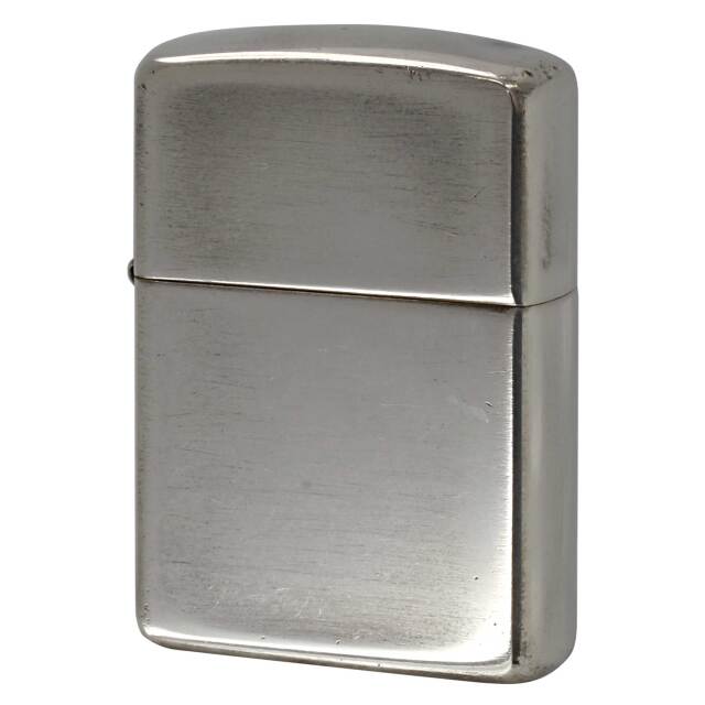 絶版/ヴィンテージ Zippo ジッポー 中古 2007年製造 アーマー 純銀 スターリングシルバー ARMOR Sterling Silver ポリッシュ 鏡面 No.26  [B]使用感ありやや傷汚れあり