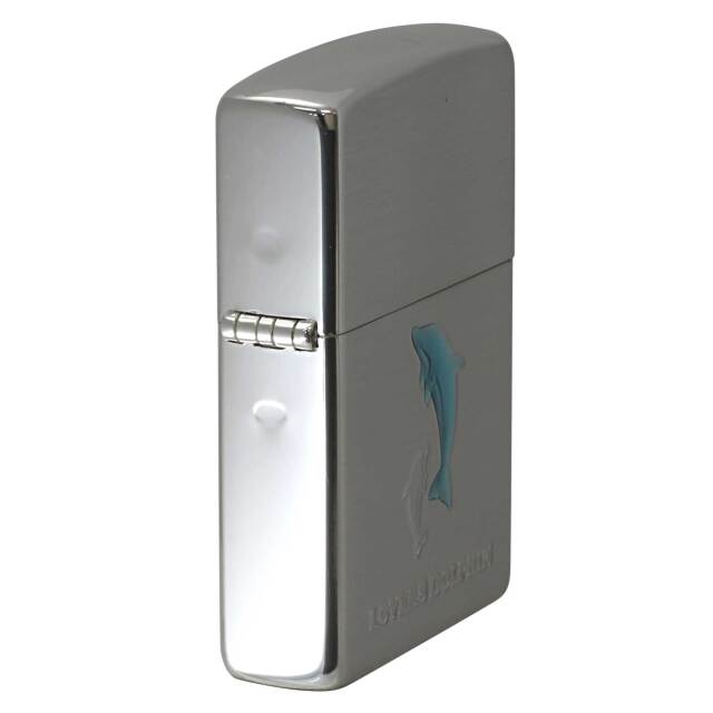 絶版/ヴィンテージ Zippo ジッポー 中古 2019年製造ラバーズドルフィン