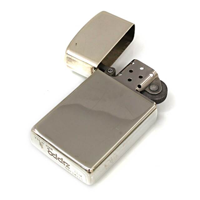 絶版/ヴィンテージ Zippo ジッポー 中古 1993年製造スリム 純銀