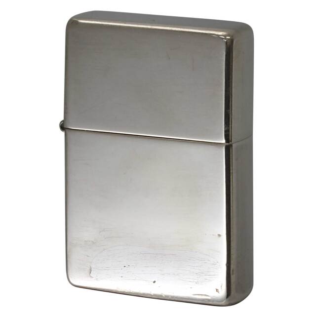 絶版/ヴィンテージ Zippo ジッポー 中古 1995年製造 1937レプリカ 純銀 スターリングシルバー 925 鏡面 ＃16  [C]使用感あり傷汚れあり