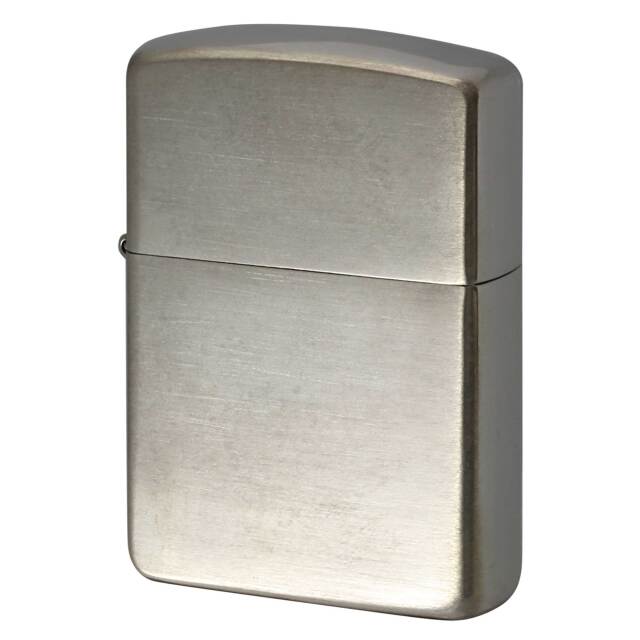 絶版/ヴィンテージ Zippo ジッポー 中古 2023年製造 アーマー 純銀 スターリングシルバー 925 サテーナ #27  [A]使用感少なく状態が良い