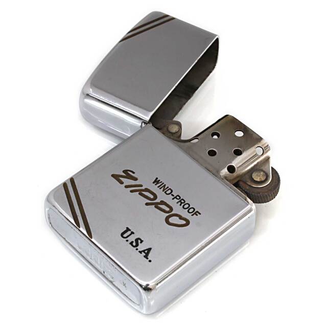 絶版/ヴィンテージ Zippo ジッポー 中古 1986年製造ZIPPO WIND-PROOF
