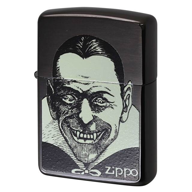 絶版/ヴィンテージ Zippo ジッポー 中古 1994年製造蓄光 ドラキュラ BN