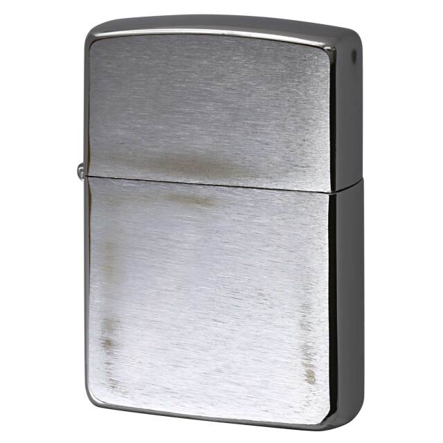 絶版/ヴィンテージ Zippo ジッポー 中古 1995年製造 ブラッシュドクローム Brushed Chrome No.200   [C]使用感あり傷汚れあり