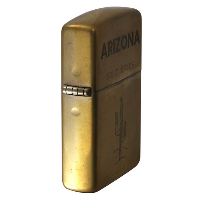絶版/ヴィンテージ Zippo ジッポー 中古 1992年製造アリゾナ ソリッド