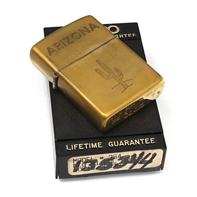 絶版/ヴィンテージ Zippo ジッポー 中古 1992年製造アリゾナ ソリッド