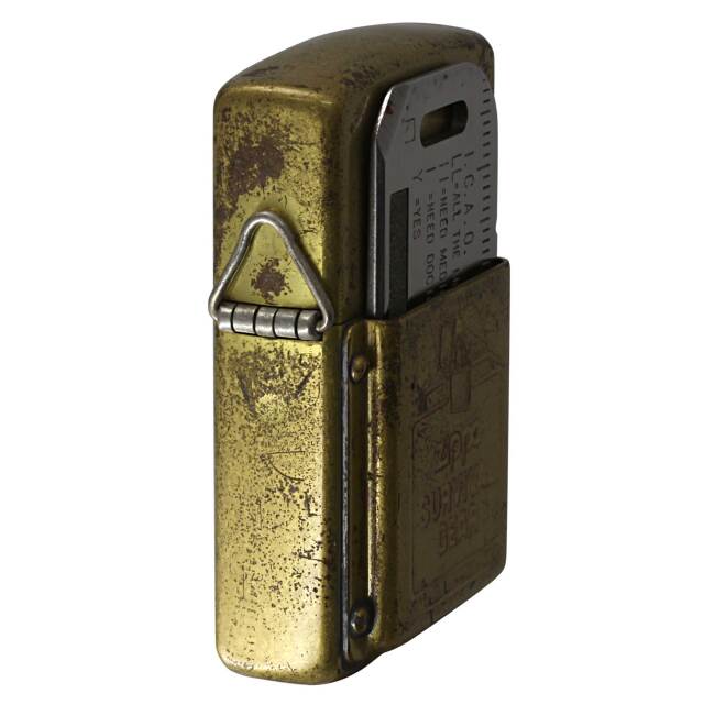 絶版/ヴィンテージ Zippo ジッポー 中古 1992年製造SURVIVAL GEAR