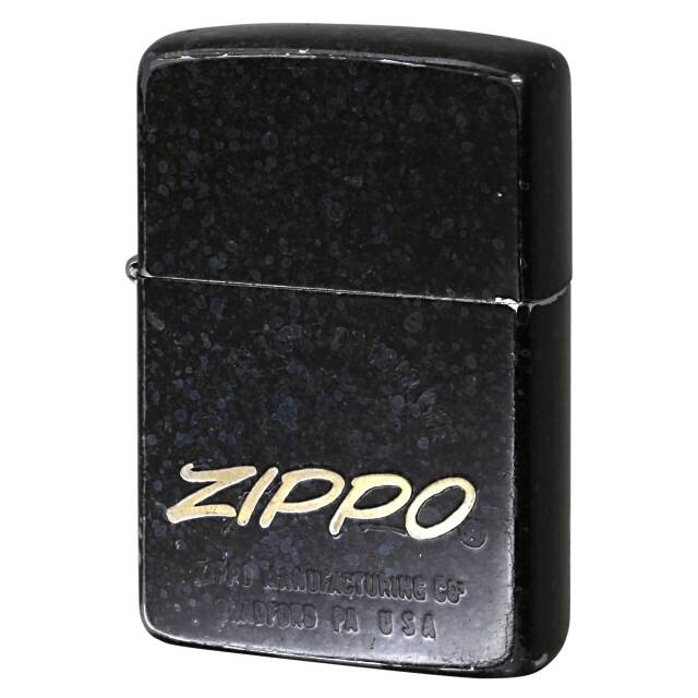 絶版/ヴィンテージ Zippo ジッポー 中古 1987年製造 ZIPPO ロゴ マーブル塗装  [C]使用感あり傷汚れあり