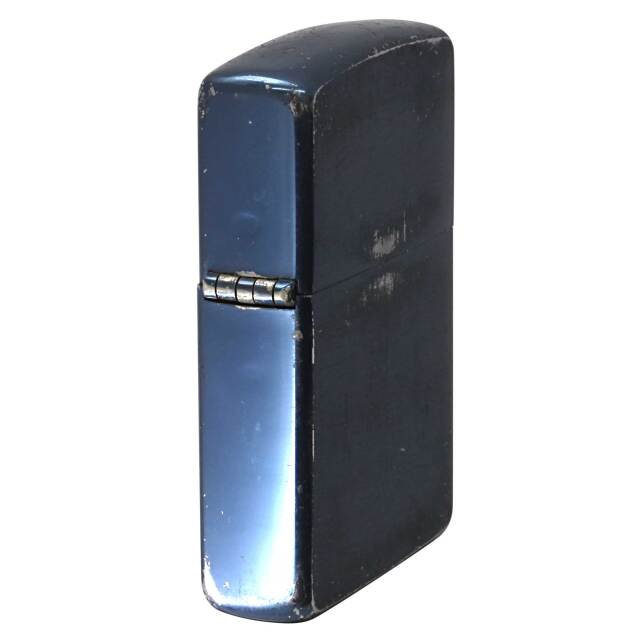 最終値下げ1990★LGTI インポートビンテージ　③キスリボン 絶版/ヴィンテージ Zippo ジッポー 中古 1994年製造ブルー