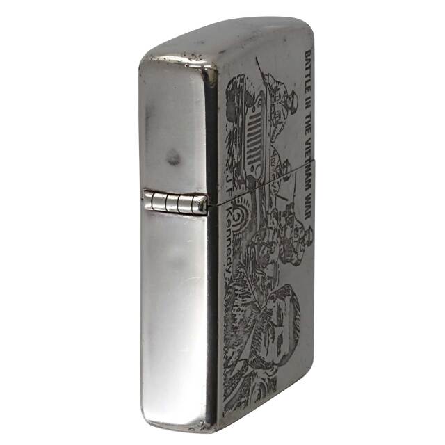 絶版/ヴィンテージ Zippo ジッポー 中古 1994年製造JFケネディ BATTLE