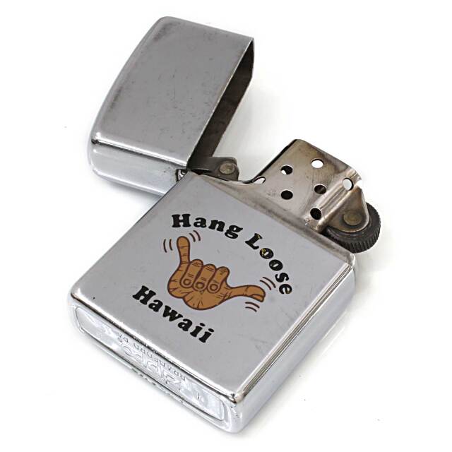 絶版/ヴィンテージ Zippo ジッポー 中古 1990年製造Hawaii Hang Loose