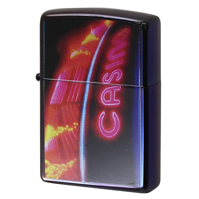絶版/ヴィンテージ Zippo ジッポー 中古 2003年製造 カジノ MTB2015G CASINO 20613  [S]ほぼ新品同様