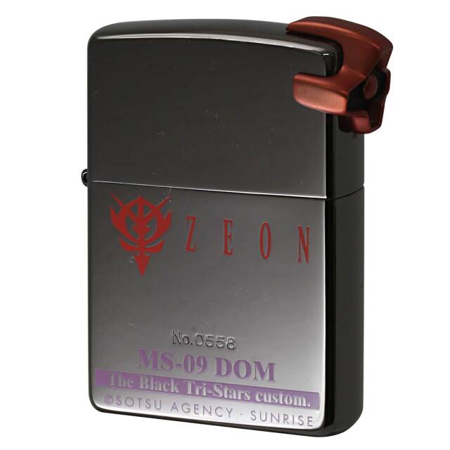 絶版/ヴィンテージ Zippo ジッポー 中古 2001年製造 MU-09 DOM 機動戦士ガンダム黒い三連星シリーズ No.0558  [N]未使用・新品